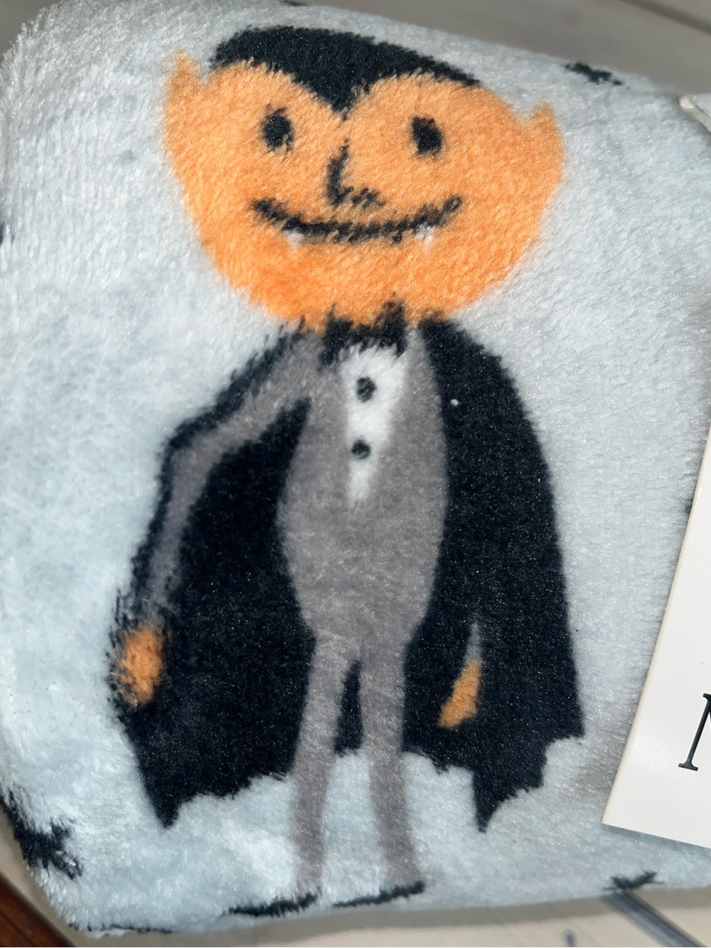 Halloween Monsters Plush Throw - Frank & Frie - 50x60 - Picture 3 of 6